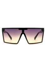 Load image into Gallery viewer, Oversize Square Flat Top Fashion Women Sunglasses