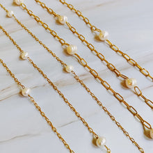 Load image into Gallery viewer, Freshwater Pearl Long Chain Necklace