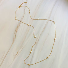 Load image into Gallery viewer, Freshwater Pearl Long Chain Necklace