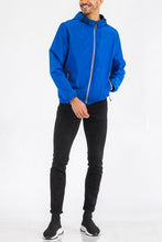 Load image into Gallery viewer, SOLID HOODED LIGHTWEIGHT WINDBREAKER JACKET