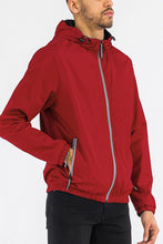 Load image into Gallery viewer, SOLID HOODED LIGHTWEIGHT WINDBREAKER JACKET